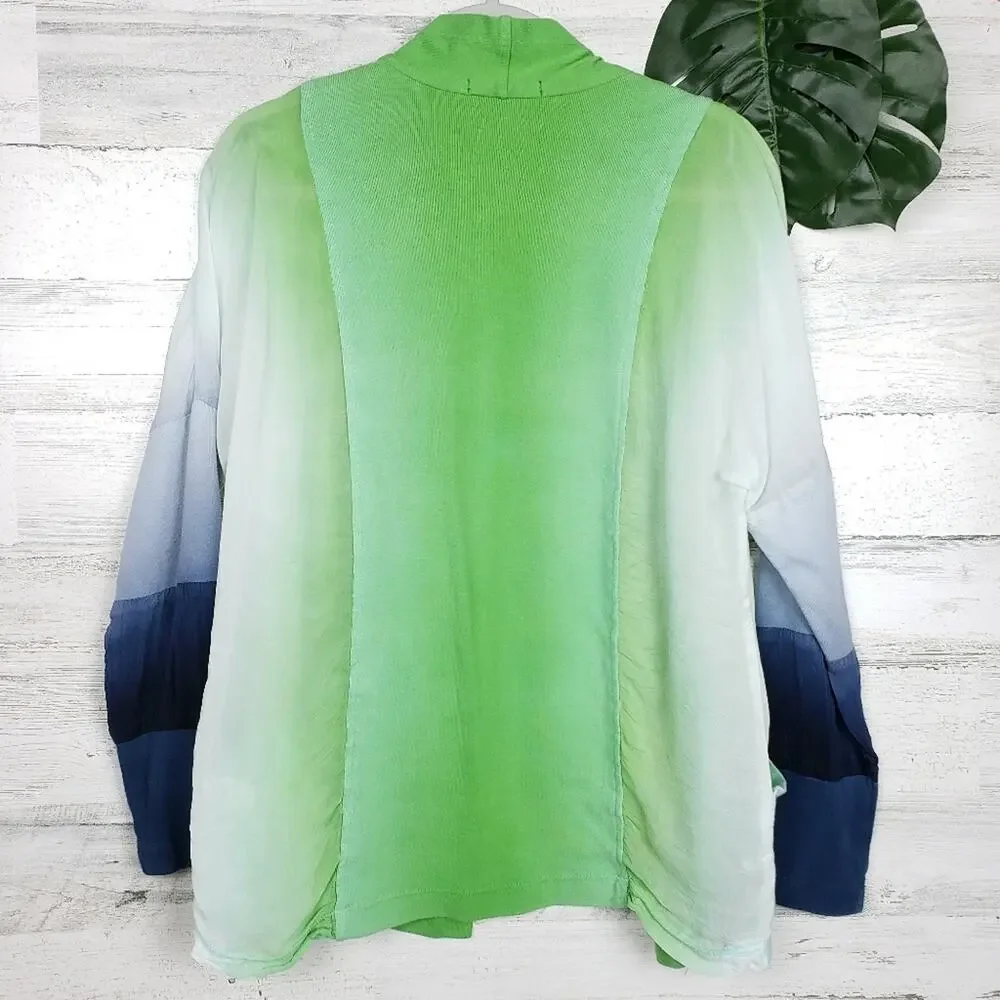 Bashara Lesser Light Weight Open Front Cardigan Size Medium - Picture 5 of 8